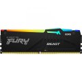 Memória Kingston 8GB DDR5 6000MHz Fury Beast RGB Black