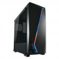 Ház LC Power LC-700B-ON 700B Hexagon Window Black