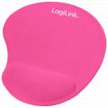 Kiegészítő Egérpad /Zselés/  Logilink Pink
