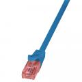 Hálózati kábelek Logilink CAT6 U-UTP Patch Cable 0,5m Blue