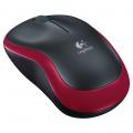 Egér Logitech M185 Wireless Mouse Red