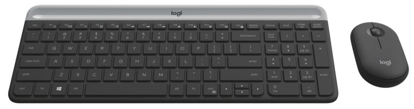 Logitech MK470 Slim Wireless Keyboard and ...