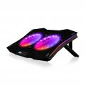 Notebook kiegészítő Modecom CF18 RGB Black
