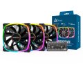 Ventilátorok, Hűtők, Előlapi panelek Montech AX120 PWM 3 in 1 Pack Black