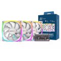 Ventilátorok, Hűtők, Előlapi panelek Montech AX120 PWM 3 in 1 Pack White