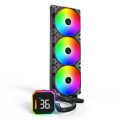 Ventilátorok, Hűtők, Előlapi panelek Montech HyperFlow Digital 360 Black