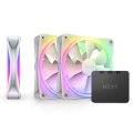 Ventilátorok, Hűtők, Előlapi panelek NZXT F120 RGB DUO Triple Pack White