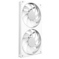 Ventilátorok, Hűtők, Előlapi panelek NZXT F280 RGB Core White