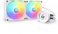 Ventilátorok, Hűtők, Előlapi panelek NZXT Kraken Elite 280 RGB White