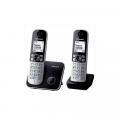 Telefon Panasonic KX-TG6812PDB DUO DECT Black