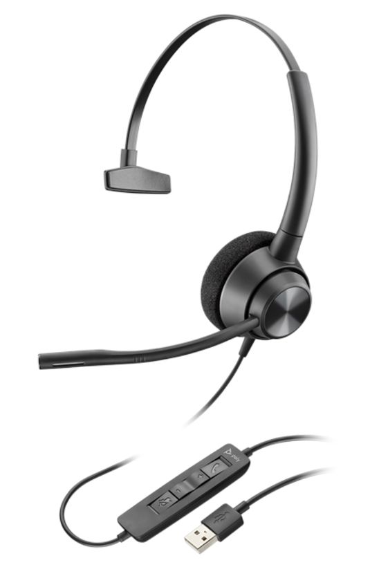 Poly Plantronics EncorePro 310 USB-C Headset Black