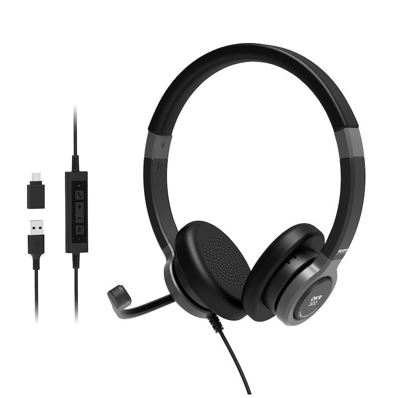 Port Designs Stereo USB headphone PRO ON