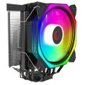 Ventilátorok, Hűtők, Előlapi panelek Rampage Octagon C50 Black