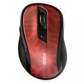Egér Rapoo M500 Multi-mode Wireless mouse Black/Red