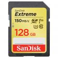 Memóriakártya Sandisk 128GB SDXC Extreme Class 10 U3 UHS-I V30