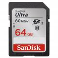 Memóriakártya Sandisk 64GB SDXC Ultra CL10 UHS-I