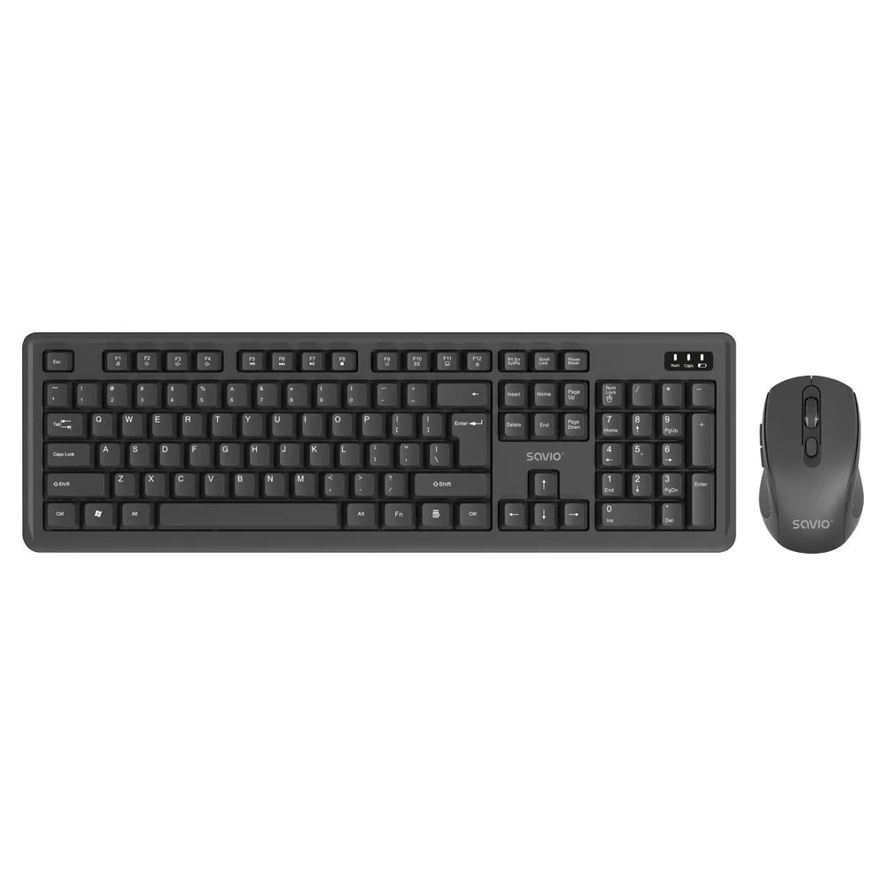 Savio KB-03 Wireless keyboard and mouse se...