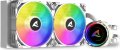Ventilátorok, Hűtők, Előlapi panelek Sharkoon S80 RGB White