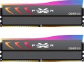Memória Silicon Power 32GB DDR5 6000MHz Kit(2x16GB) XPower Pulse RGB Gray