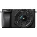Digitális fényképezőgép Sony Alpha 6400 + 16-50mm Kit Black