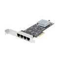 Hálókártya Startech 4-Port 2.5Gbps NBASE-T PCIe Network Card