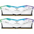 Memória TeamGroup 32GB DDR5 6000MHz Kit(2x16GB) T-Force Delta RGB White