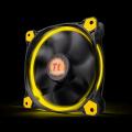 Ventilátorok, Hűtők, Előlapi panelek Thermaltake CL-F038-PL12YL-A Riing 12cm Cooler Black/Yellow LED