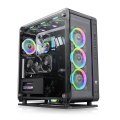 Ház Thermaltake Core P6 Tempered Glass Black