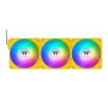 Ventilátorok, Hűtők, Előlapi panelek Thermaltake CT120 EX Reverse ARGB Sync PC Cooling Fan Bumblebee (3-Fan Pack)