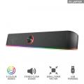 Hangszóró Trust GXT 619 Thorne RGB Illuminated Soundbar Black