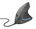 Egér Trust Verto Ergonomic mouse Black