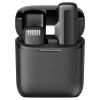 Ulanzi J11 vezeték nélküli Lavalier mikrofon 1 mikrofon és 1 vevő usb-c csatlakozás Black