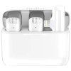 Ulanzi J12 vezeték nélküli Lavalier mikrofon 2 mikrofon és 1 vevő lighting csatlakozás White