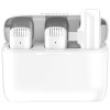 Ulanzi J12 vezeték nélküli Lavalier mikrofon 2 mikrofon és 1 vevő usb-c csatlakozás White