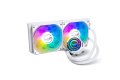 Ventilátorok, Hűtők, Előlapi panelek Valkyrie Jarn 280 ARGB AiO CPU Liquid Cooler White