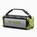 Hangszóró W-King D8 Bluetooth Speaker Black/Green