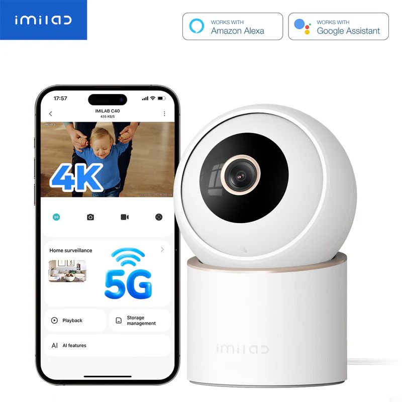 Xiaomi Imilab C40 4K WiFi Plug-in Indoor C...